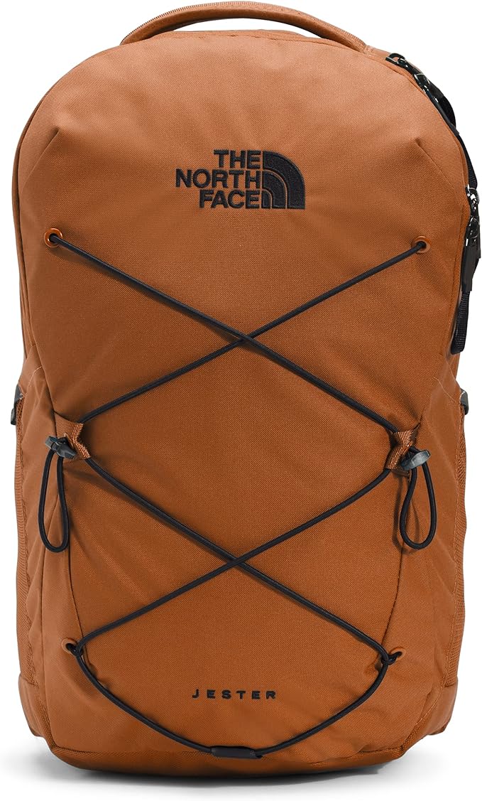 The North Face Jester Everyday Laptop Backpack, Leather Brown/Tnf Black, One Size