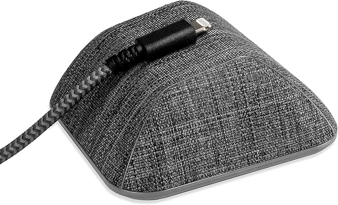 Smartish® Magnetic Cord Holder - Cable Wrangler Organizer with Magnet Clips for Charger Management on Desktop, Nightstand, or Side Table for All Cables, USB-C, Lightning Cables - No 2 Pencil Gray