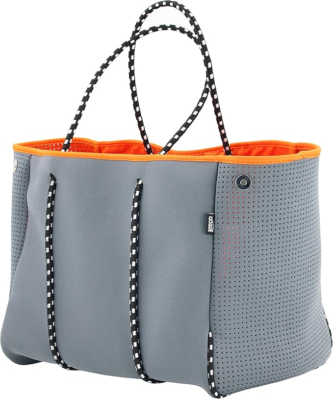 QOGiR Neoprene Multipurpose Beach Bag Tote with Inner Zipper Pocket … … … …