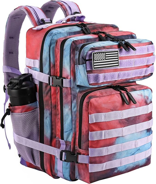 LHI Military Tactical Backpack for Men and Women 45L Army 3 Days Assault Pack Bag Large Rucksack with Molle System
