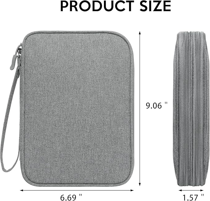 CILLA Electronics Organizer Travel, Travel Cord Organizer Case, Compact Electronics Accessories Bag for Cable, Cord, Charger, Phone