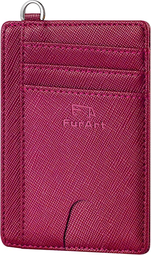FurArt Slim Minimalist Wallet, Front Pocket Wallets, RFID Blocking, Credit Card Holder for Men & Women