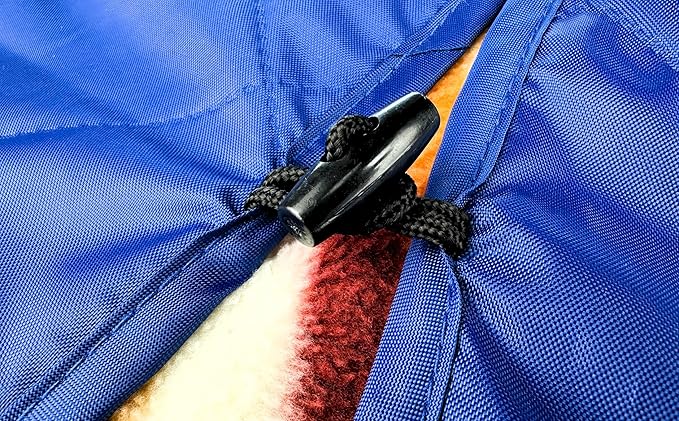 DOWN UNDER OUTDOORS Large Waterproof Windproof Extra Thick 350 GSM Quilted Fleece, or Sherpa Stadium Blanket
