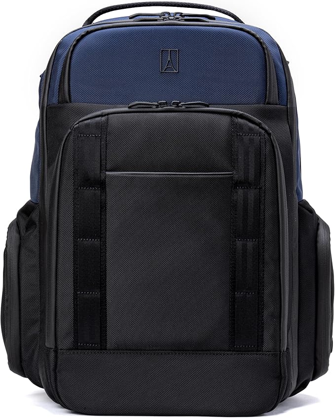 Travelpro Altitude Large Expandable Travel Laptop Backpack 30-36L, 16 Inch Laptop, Water Resistant, Work, Business, Men and Women, Aviator Navy
