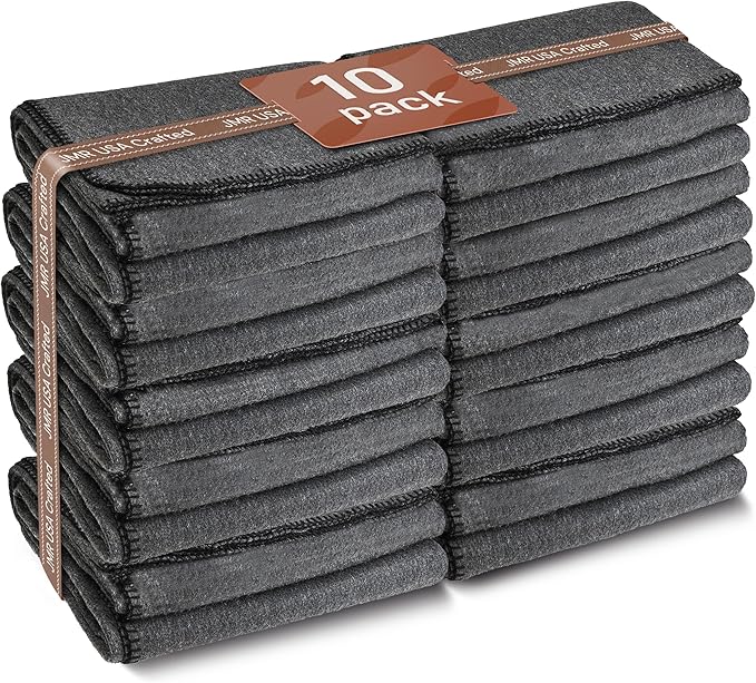 Wool Camping Blanket – 70% Wool Heavy-Duty Military Style Throw, Warm & Washable, Fire Retardant Cover for Emergency, Survival & Outdoor Use – Perfect for Camping, Car, Home & Hiking, Grey 62x84