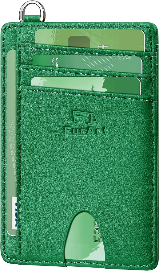 FurArt Slim Minimalist Wallet, Front Pocket Wallets, RFID Blocking, Credit Card Holder for Men & Women