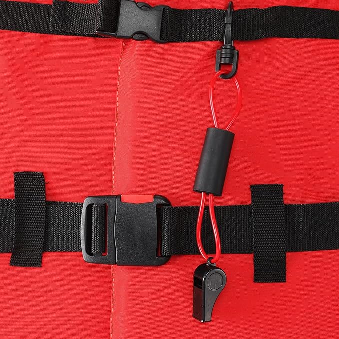 Whistle with Lanyard for Safety Boat Whistle Coast Guard Approved Float Boat Marine Camping Hiking Hunting Fishing Survival Rescue Signaling ski Accessories