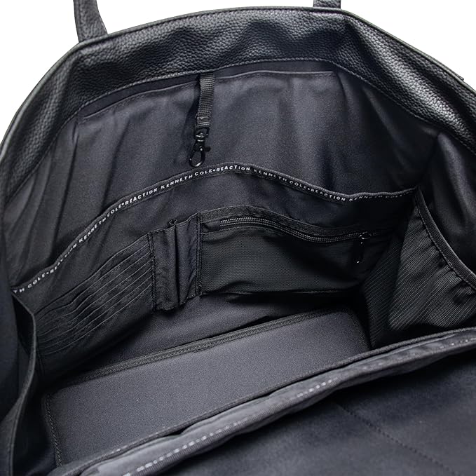 Kenneth Cole REACTION Marley Backpack, Black, 16" Laptop Tote