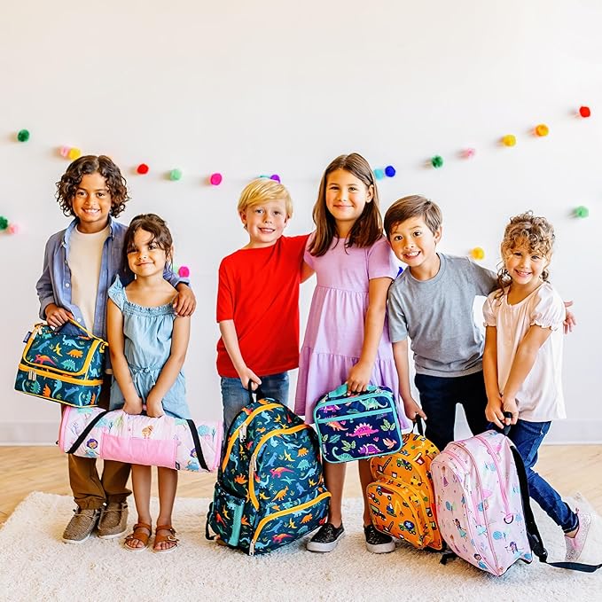 Wildkin Kids Insulated Lunch Box – Durable and Reusable for School & Travel - Green Camo