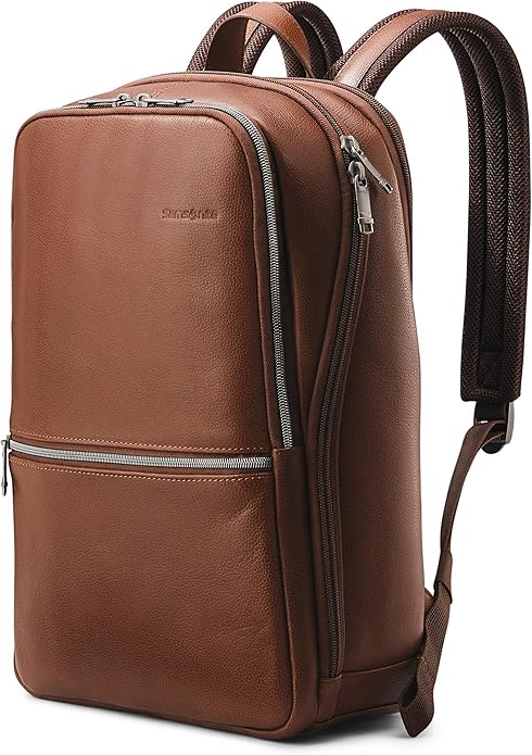 Samsonite Classic Leather Slim Backpack