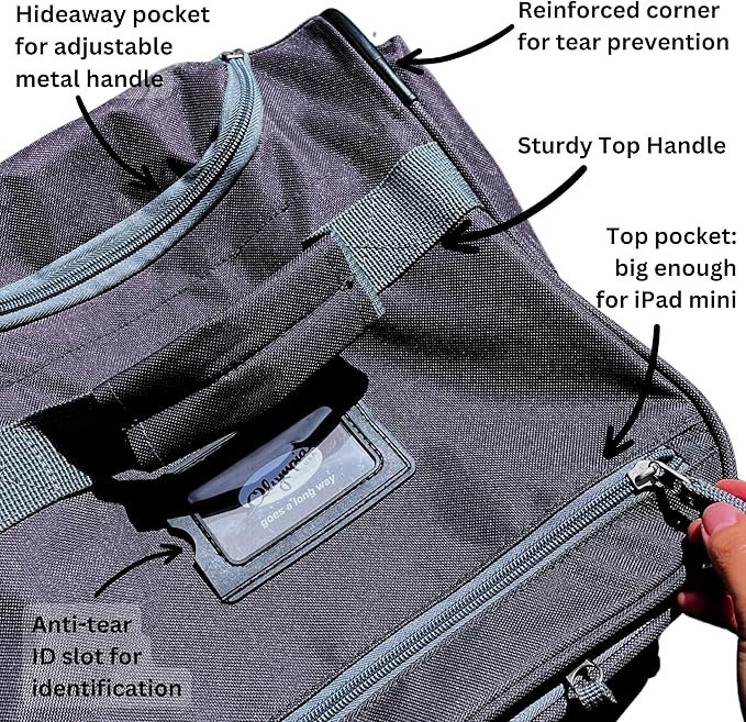 Olympia U.S.A. 29 inch Jumbo Size 8 Pockets Wheeled Rolling Duffel Bag Water Resistant Luggage Lightweight Travel Suitcase with Retractable Handle