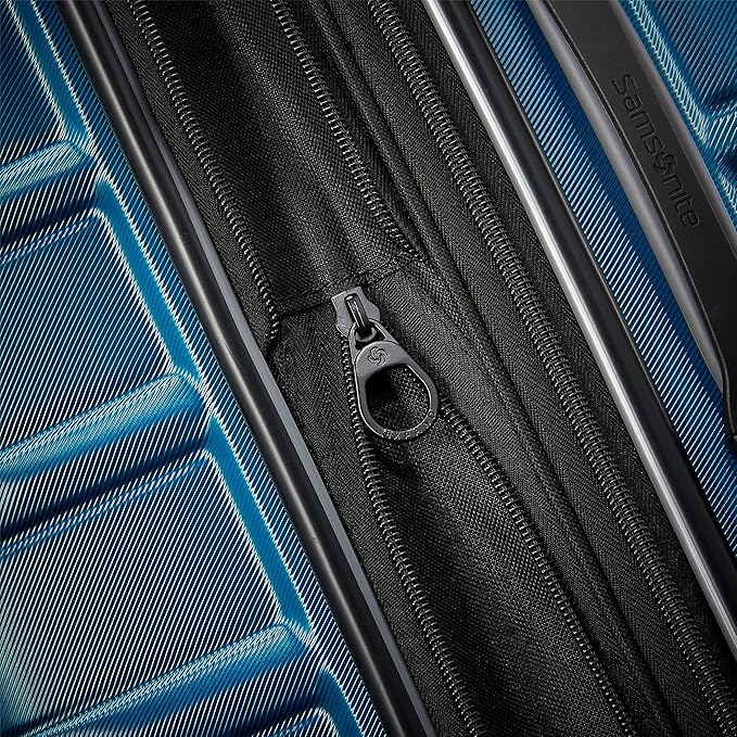 Samsonite Omni 2 Hardside Expandable Luggage with Spinner Wheels, 2-Piece Set (19/24), CARIBBEAN BLUE